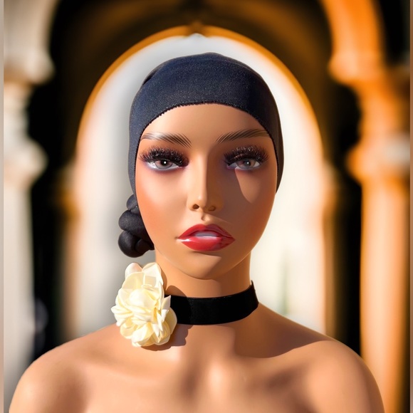 ❀ Yellow Chunky Floral Flower Choker Spring Statement Necklace - Picture 3 of 8